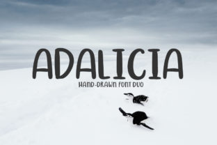 Adalicia Handwritten Font for Elegant Craft Designs