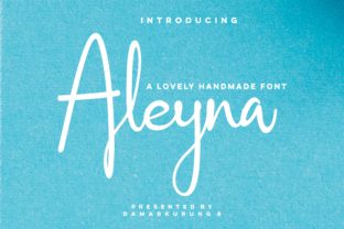 Aleyna: A Stunning Handwritten Font for Elegant Web Design