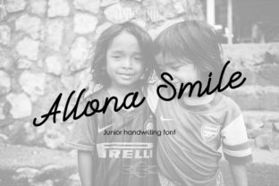 Allona Smile Handwritten Font Review for Kids’ Brand Campaigns