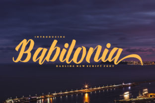 Babilonia: A Vintage Script Handwritten Font for Editorial Design