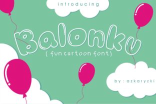 Balonku: The Playful Decorative Font for Kids’ Party Designs