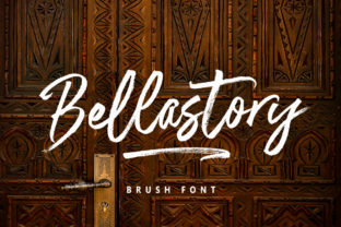 Bellastory: A Striking Brush Font for High-Impact Campaign Visuals
