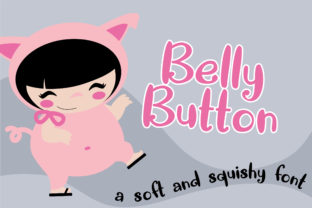 Belly Button Font: A Soft Script Handwritten Typeface for Warm Branding
