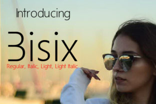 Bisix Typeface for Modern Brand Identity Projects