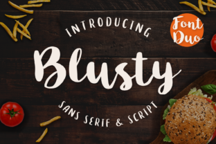 Blusty Duo: The Handwritten Font for Campaign Clarity