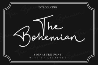 Bohemian Handwritten Script Font for Elegant Craft Projects