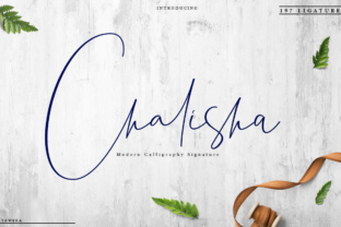 Chalisha: The Elegant Signature Font for Personalized Brand Campaigns