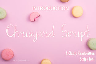Chrisyard Script: Elevating Digital Brand Identity with Elegant Typography