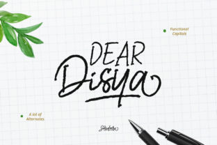 Dear Disya Typeface Review for Elegant Campaign Design