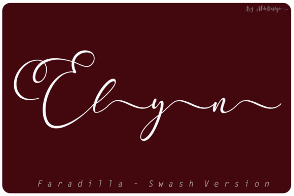 Faradilla Script: A Luxurious Handwritten Typeface for Boutique Branding
