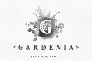 Gardenia: A Floral Serif Font for Elegant Web Design