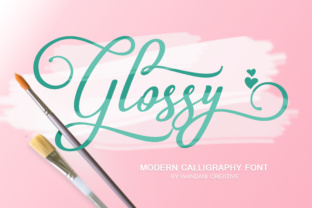 Glossy Script Font for Elegant Campaign Design