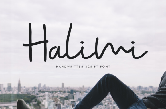 Halimi: A Fashionable Script Handwritten Font for Modern Web Design