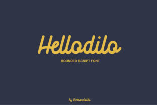 Hellodilo: The Rounded Script Typeface for Polished Branding