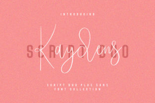Kaydens Duo: The Elegant Script Font for Modern Branding