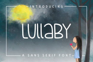 Lullaby Typeface for Dreamy Campaign Visuals