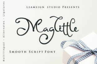Maglittle: A Script Handwritten Font for Creative Branding