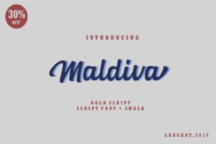 Maldiva Script Typeface for Bold Campaign Visuals