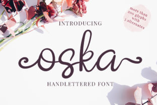 Oska: The Elegant Script Handwritten Font for Luxury Branding