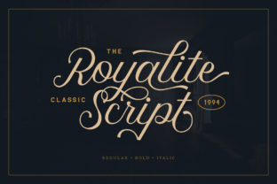 Royalite Script Family: Elevate Your Brand’s Visual Identity