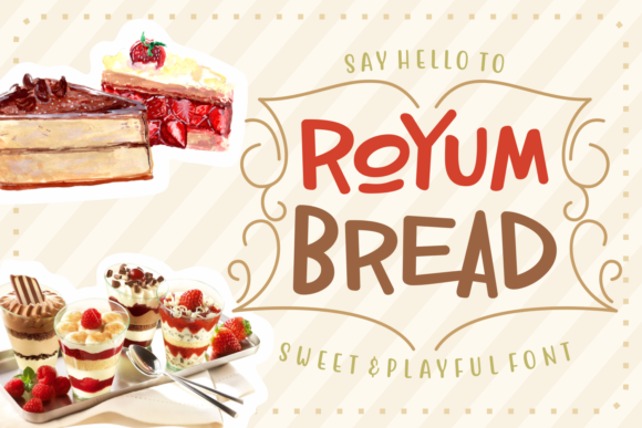 Royum Bread Font Review for Handmade Labels and Branding