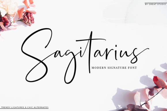 Sagitarius: The Elegant Script Font for Upscale Editorial Design