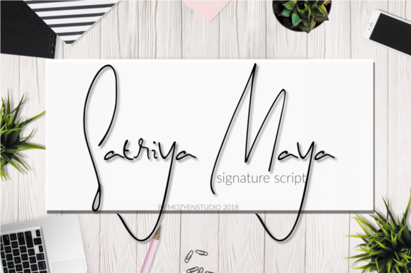 Satriya Maya: The Elegant Handwritten Font for Boutique Branding