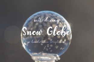 Snow Globe: The Chubby Handwritten Script Font for Festive Campaigns