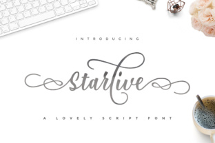 Starlive Script: The Modern Handwritten Typeface for Campaign Clarity
