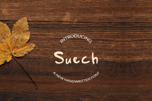 Suech: A Modern Handwritten Font for Polished Branding