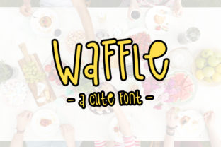Waffle Script Font for Playful Handmade Branding
