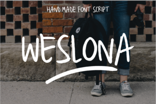 Weslona: A Fun Script Font for Playful Party Designs