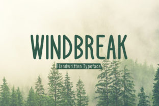Windbreak: The Handwritten Font for Polished Brand Identity