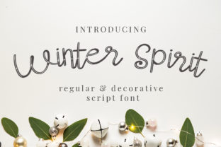 Winter Spirit Typeface Review for Holiday Campaigns