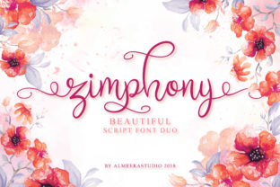 Zimphony Duo: The Elegant Script Font for Handmade Branding