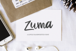 Zuma: The Handwritten Font for Natural Editorial Design